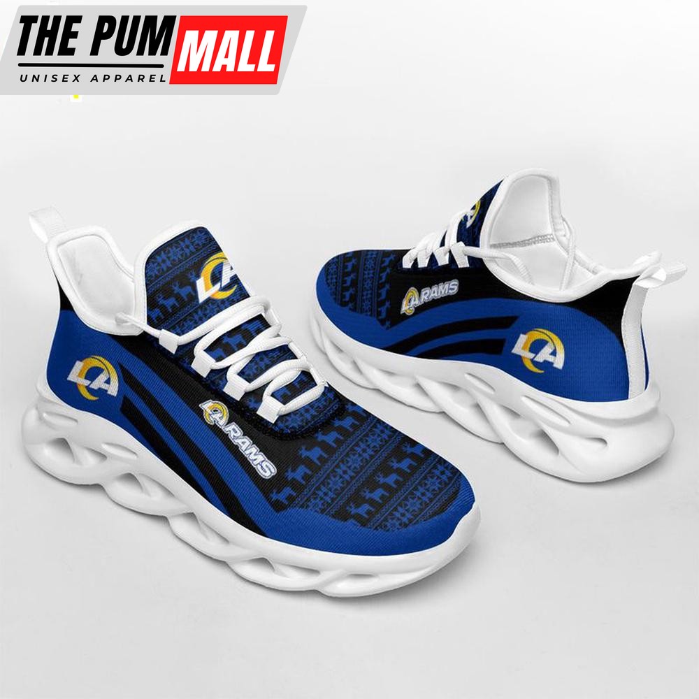 NFL Los Angeles Rams Merry Christmas Max Soul Shoes Gift For Fans