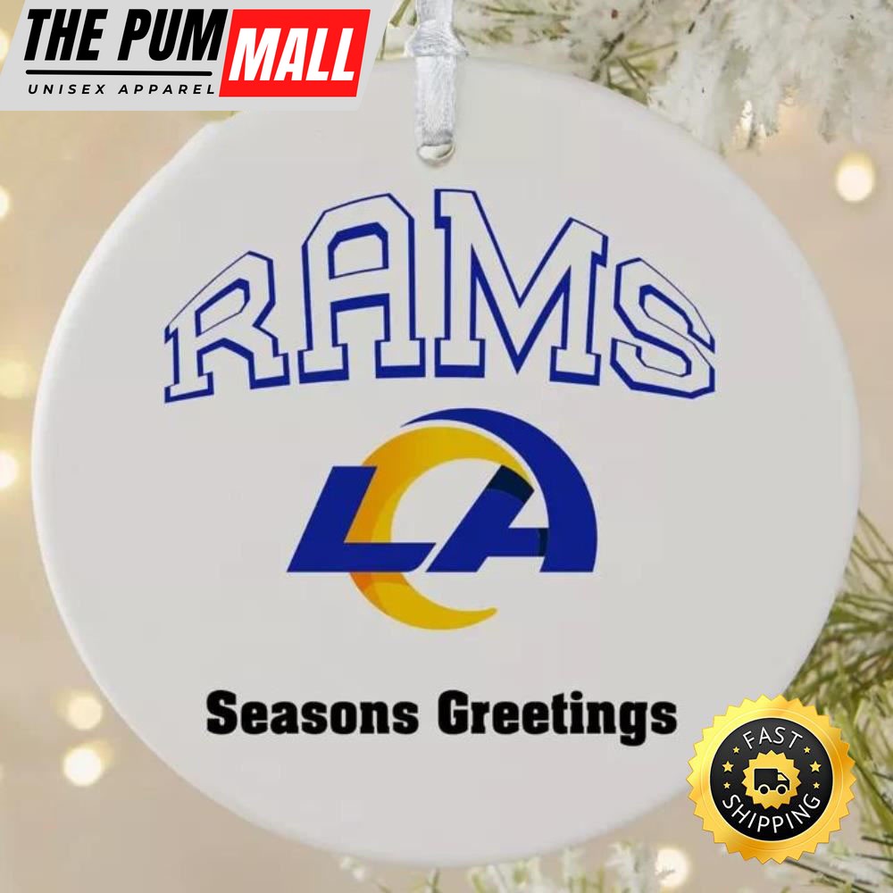 NFL Los Angeles Rams Personalized NFL Football Ornaments Limited Edition