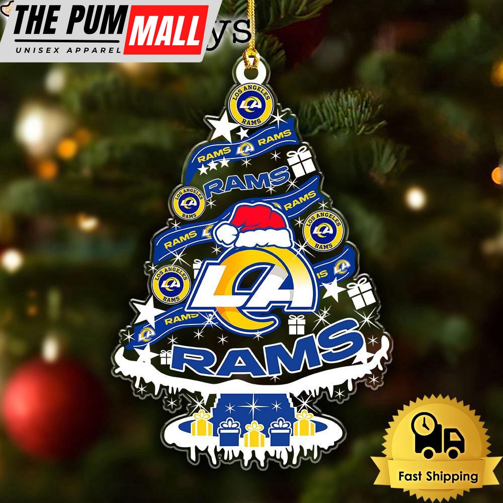 NFL Los Angeles Rams Tree Christmas Ornament Limited Edition