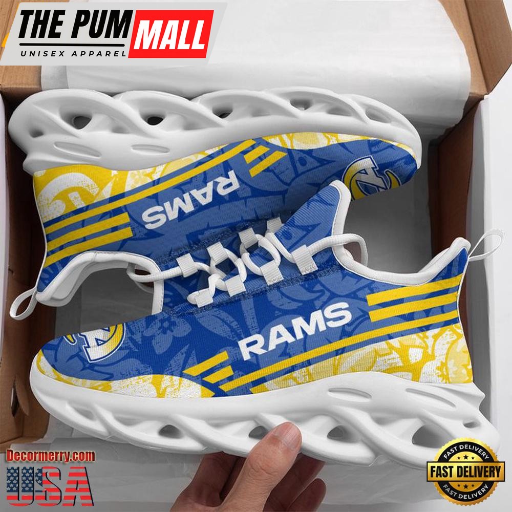 NFL Los Angeles Rams Tropical Max Soul Shoes , Running Sneakers Shoes