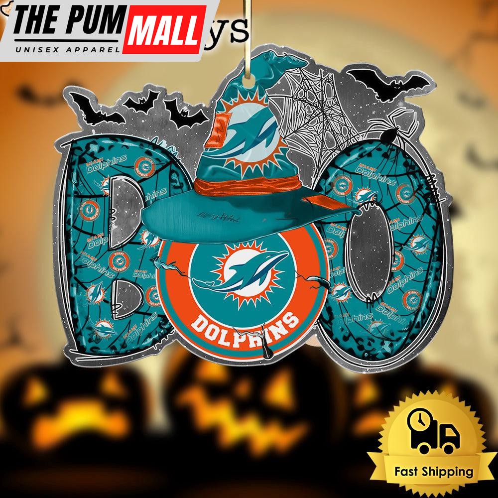NFL Miami Dolphins Halloween Boo Ornament Limited Edition