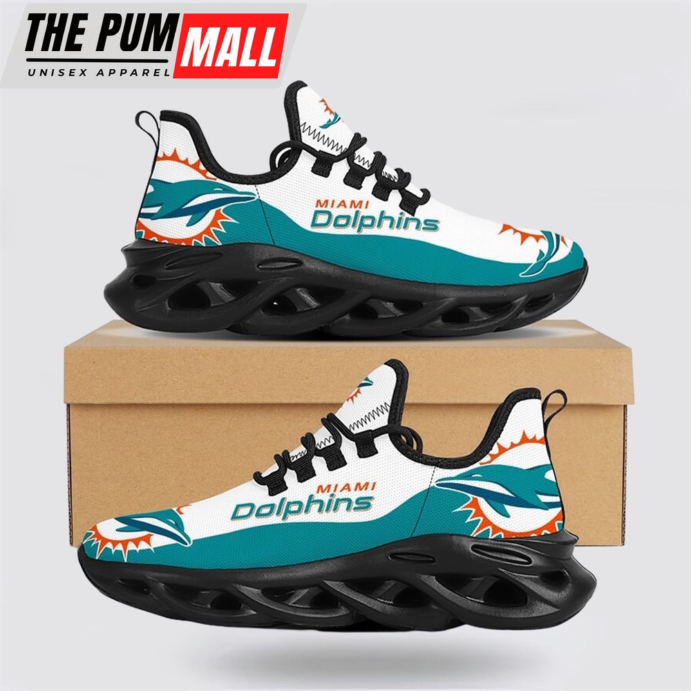 NFL Miami Dolphins Max Soul Shoes Sneakers Sport Shoes Experience The Perfect Blend Of Style And Performance