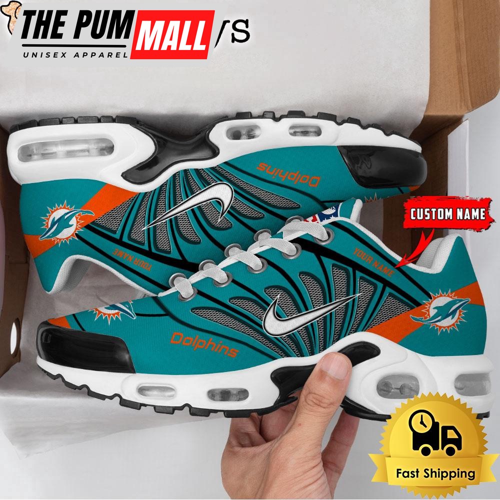 NFL Miami Dolphins Sport Football Logo Custom Air Max Plus Shoes