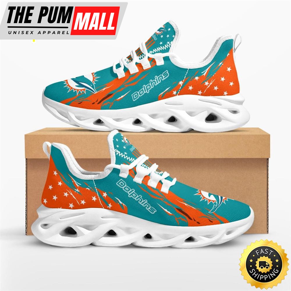 NFL Miami Dolphins Stars and Stripes M Soul Shoes