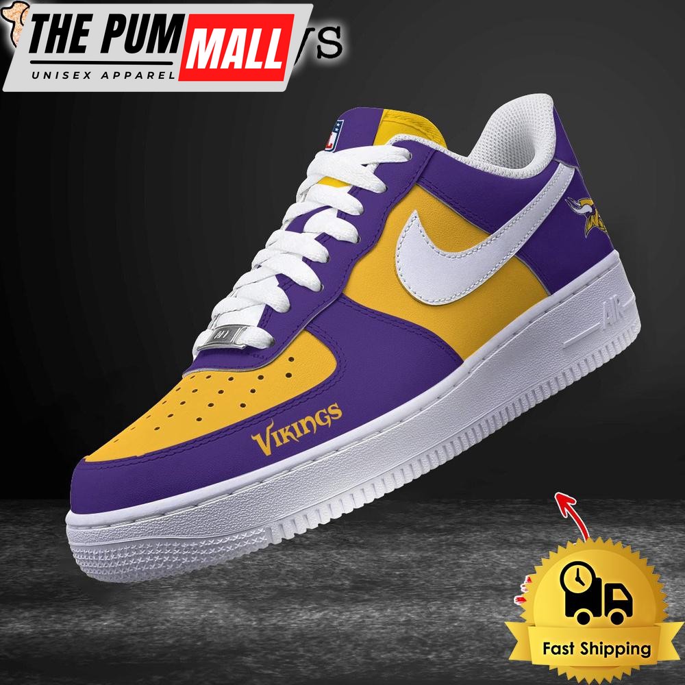 NFL Minnesota Vikings Every Step Carries Belief Custom Air Force 1 Shoes
