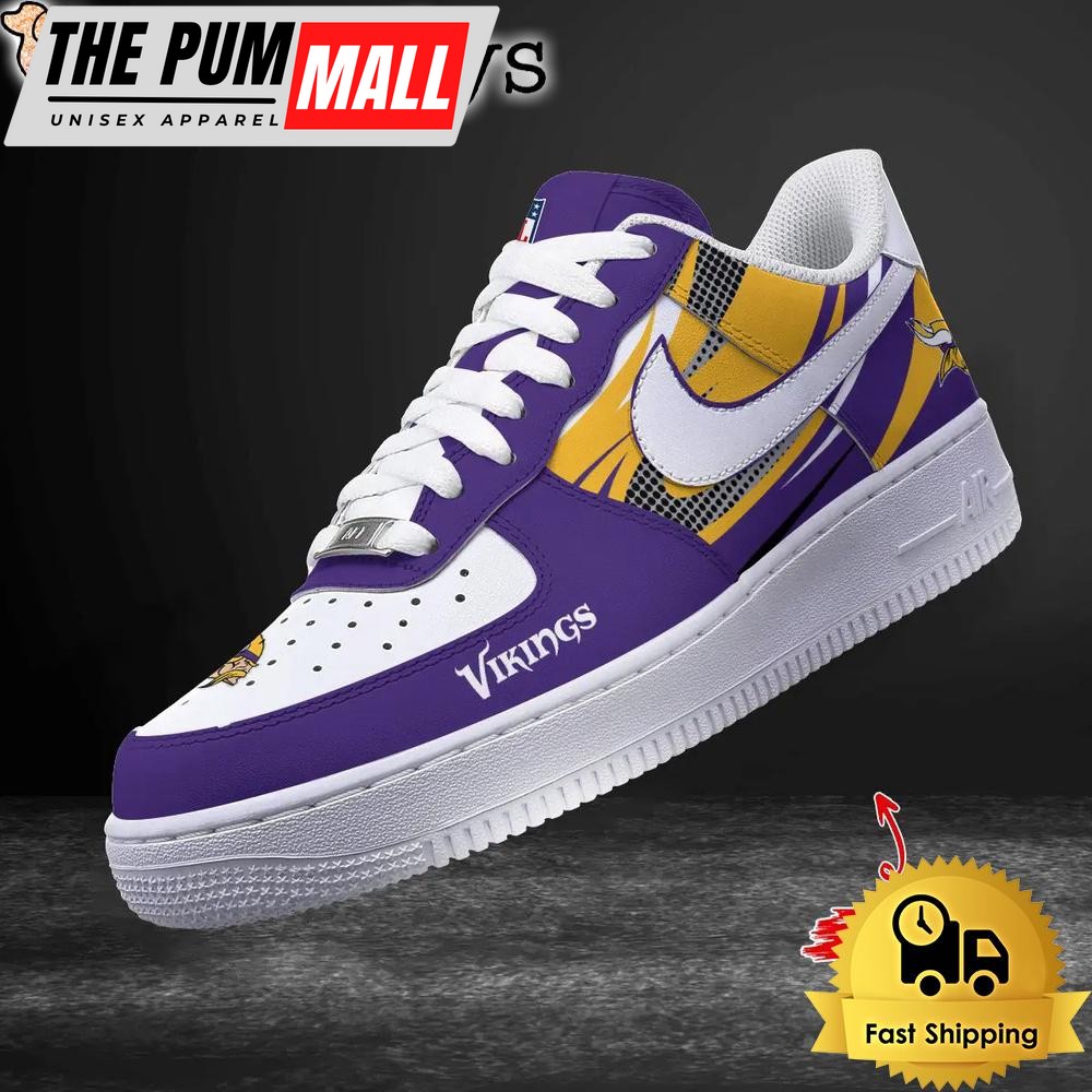 NFL Minnesota Vikings Football Style Goes Everywhere Custom Air Force 1 Shoes