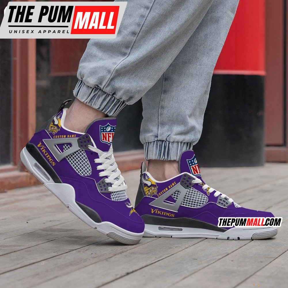nfl-minnesota-vikings-football-team-air-jordan-4-shoes-sneaker-i29yhrg3 NFL Minnesota Vikings Football Team Air Jordan 4 Shoes Sneaker