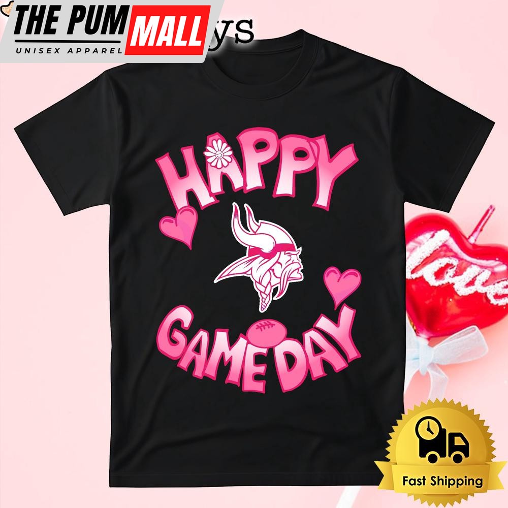NFL Minnesota Vikings Happy GameDay Valentine’s Day T Shirt