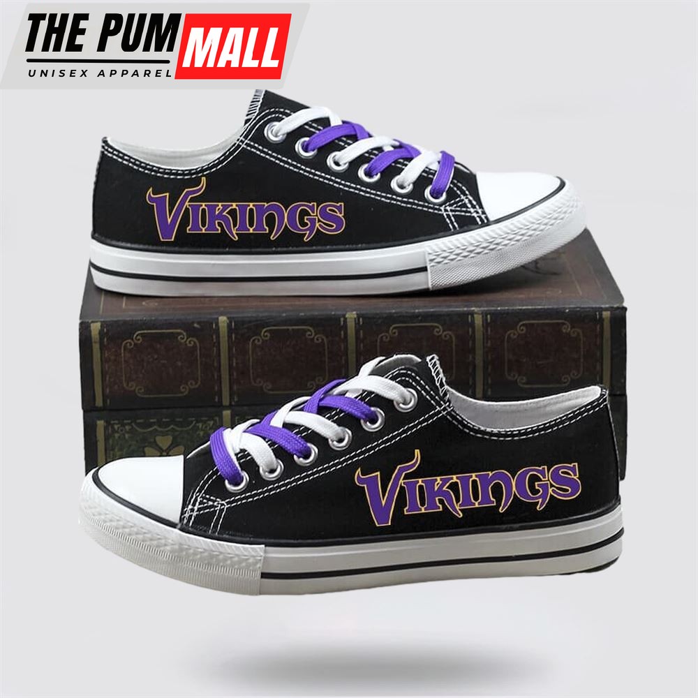 nfl-minnesota-vikings-low-top-canvas-print-chrismas-design-shoes-sport-sneakers-t62qd8ku NFL Minnesota Vikings Low Top Canvas Print Chrismas Design Shoes Sport Sneakers