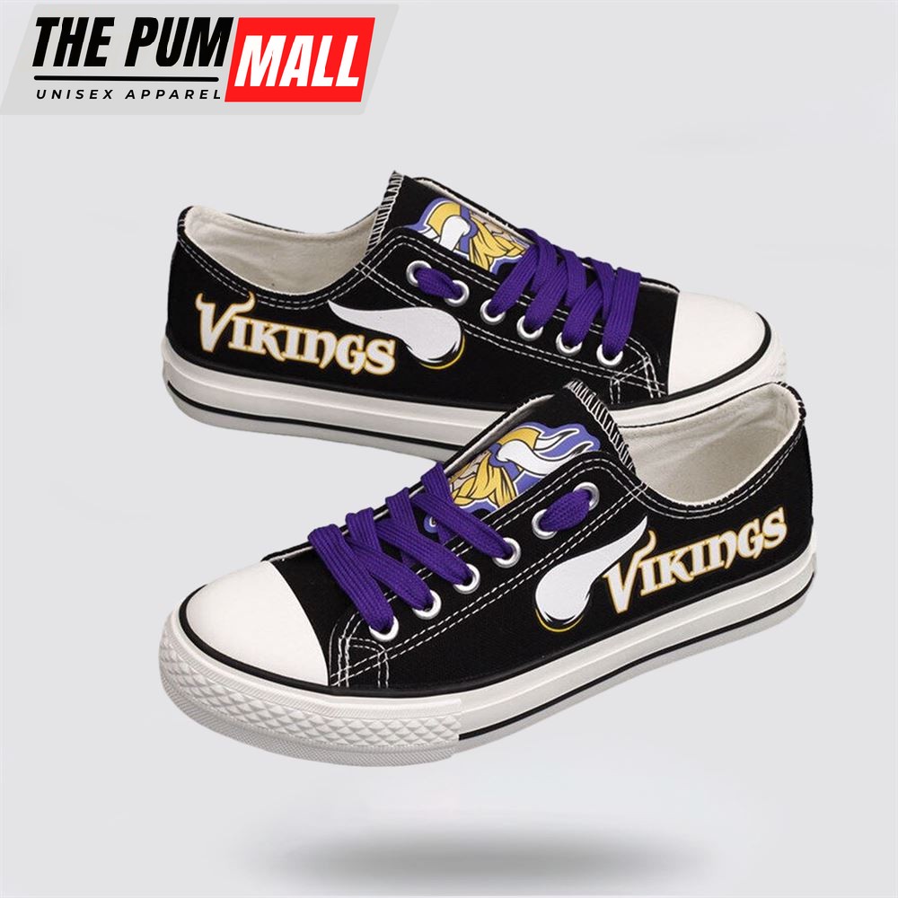 nfl-minnesota-vikings-low-top-canvas-shoes-sport-sneakers-fuel-your-passion-for-30kd4pbm NFL Minnesota Vikings Low Top Canvas Shoes Sport Sneakers Fuel Your Passion For The Game With Every Stride