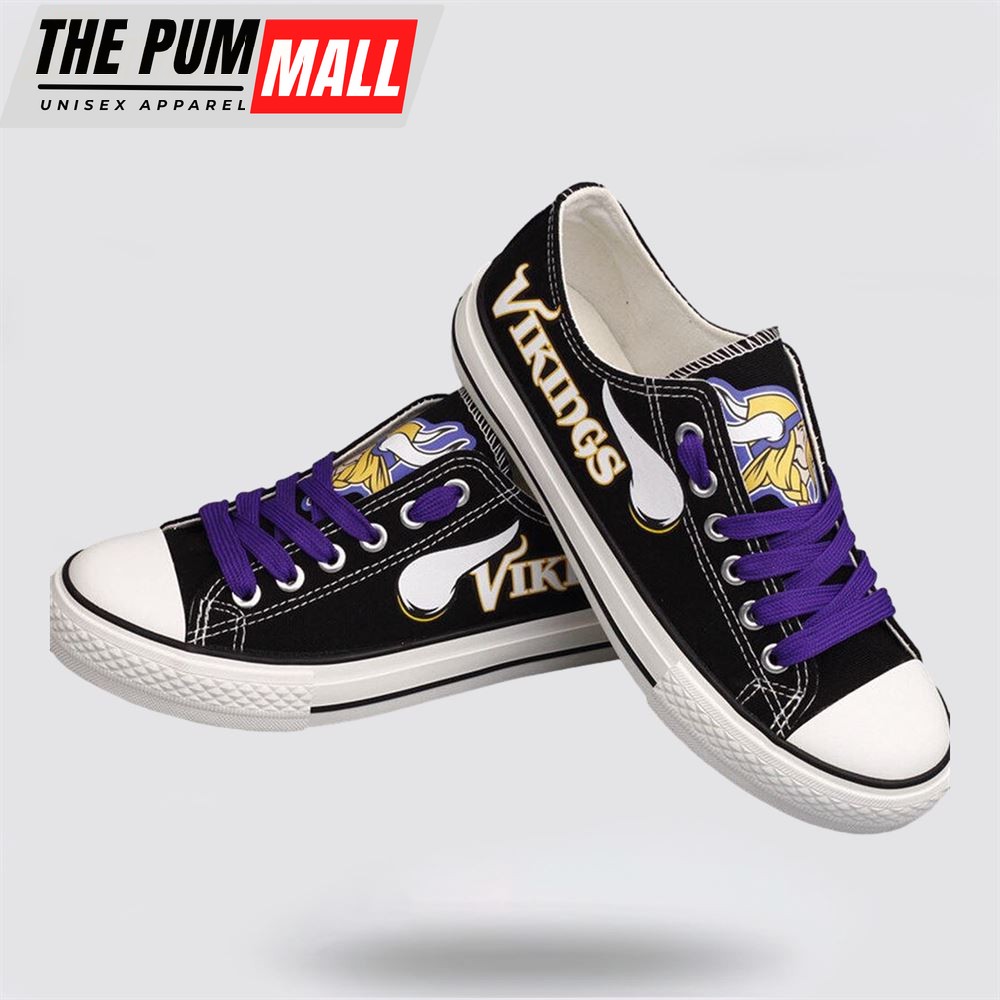 nfl-minnesota-vikings-low-top-canvas-shoes-sport-sneakers-fuel-your-passion-for-30kd4pbm NFL Minnesota Vikings Low Top Canvas Shoes Sport Sneakers Fuel Your Passion For The Game With Every Stride
