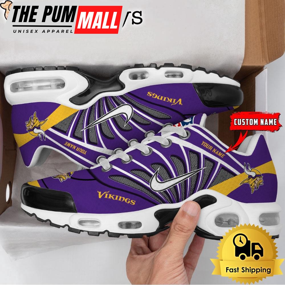 NFL Minnesota Vikings Sport Football Logo Custom Air Max Plus Shoes