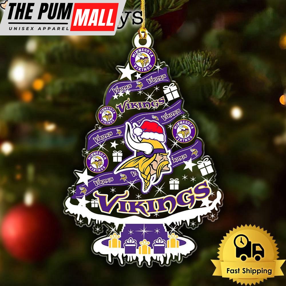 NFL Minnesota Vikings Tree Christmas Ornament Limited Edition
