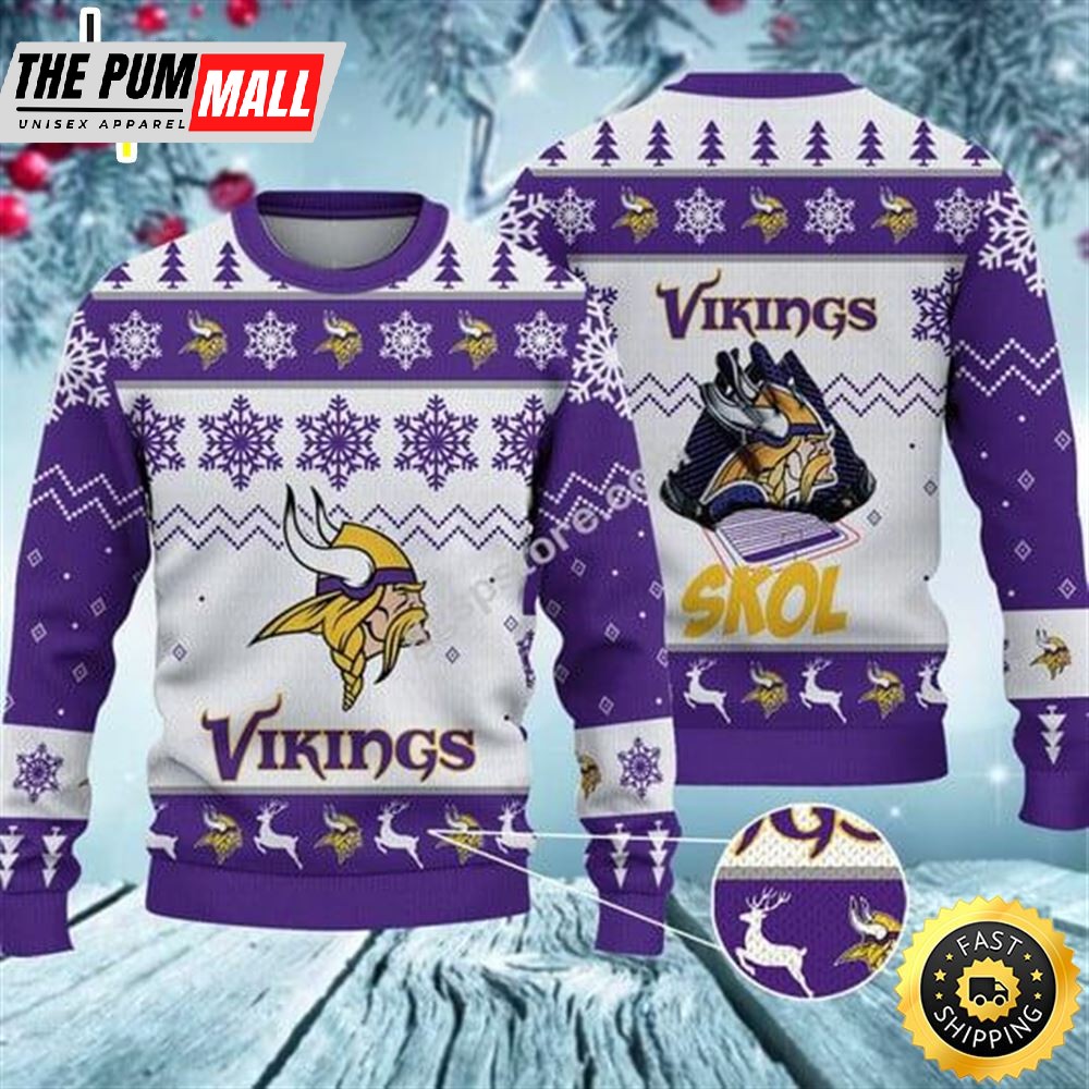NFL Minnesota Vikings Ugly Christmas Sweater