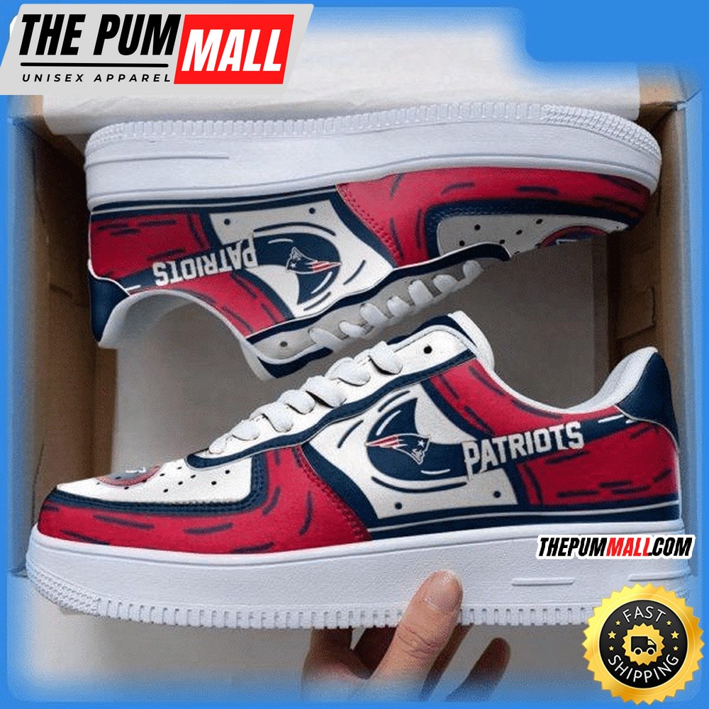NFL New England Patriots Air Force 1 Shoes Sneaker Trending For Fans