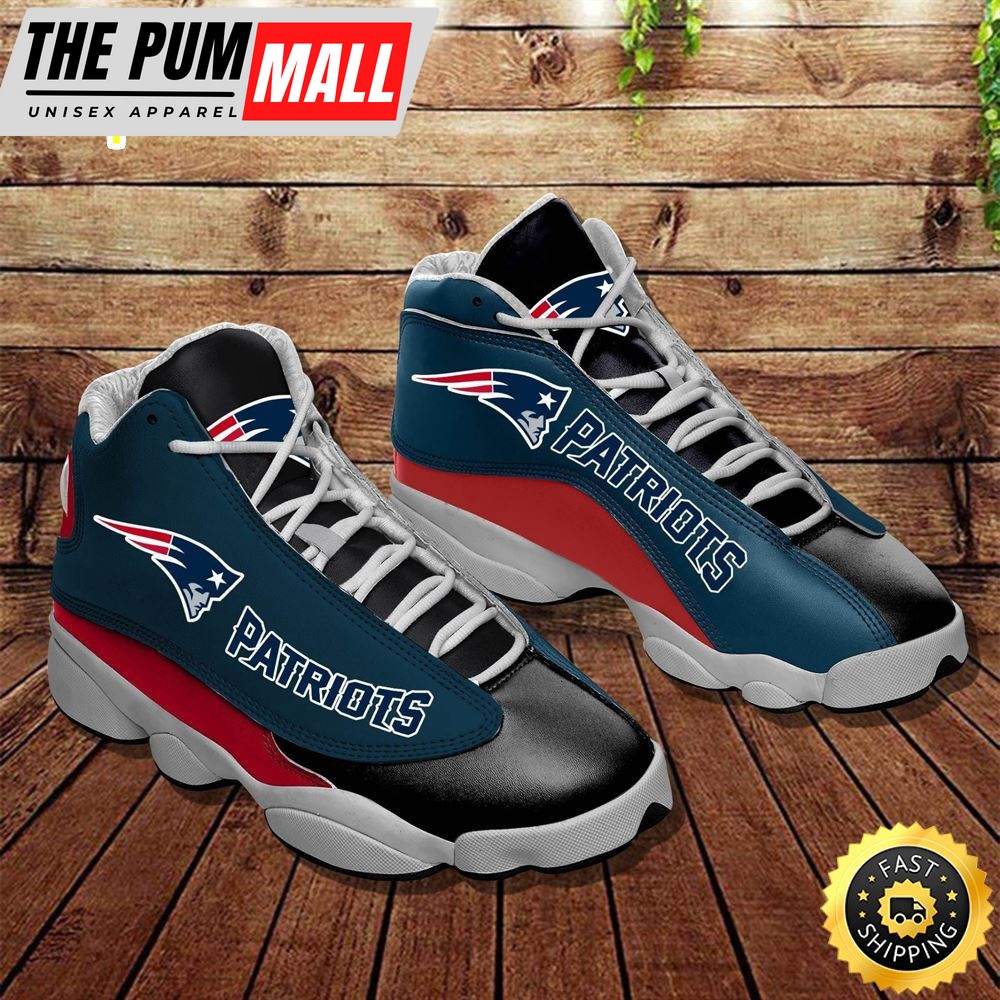 NFL New England Patriots Air Jd 13 Shoes V5