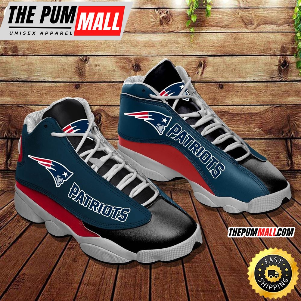 NFL New England Patriots Air Jd 13 Shoes V5