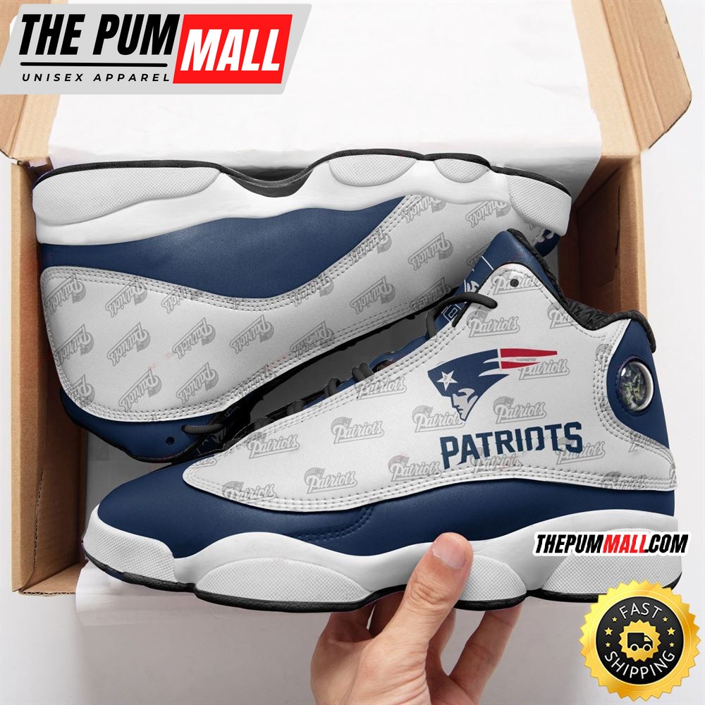NFL New England Patriots Air Jd 13 Shoes V6