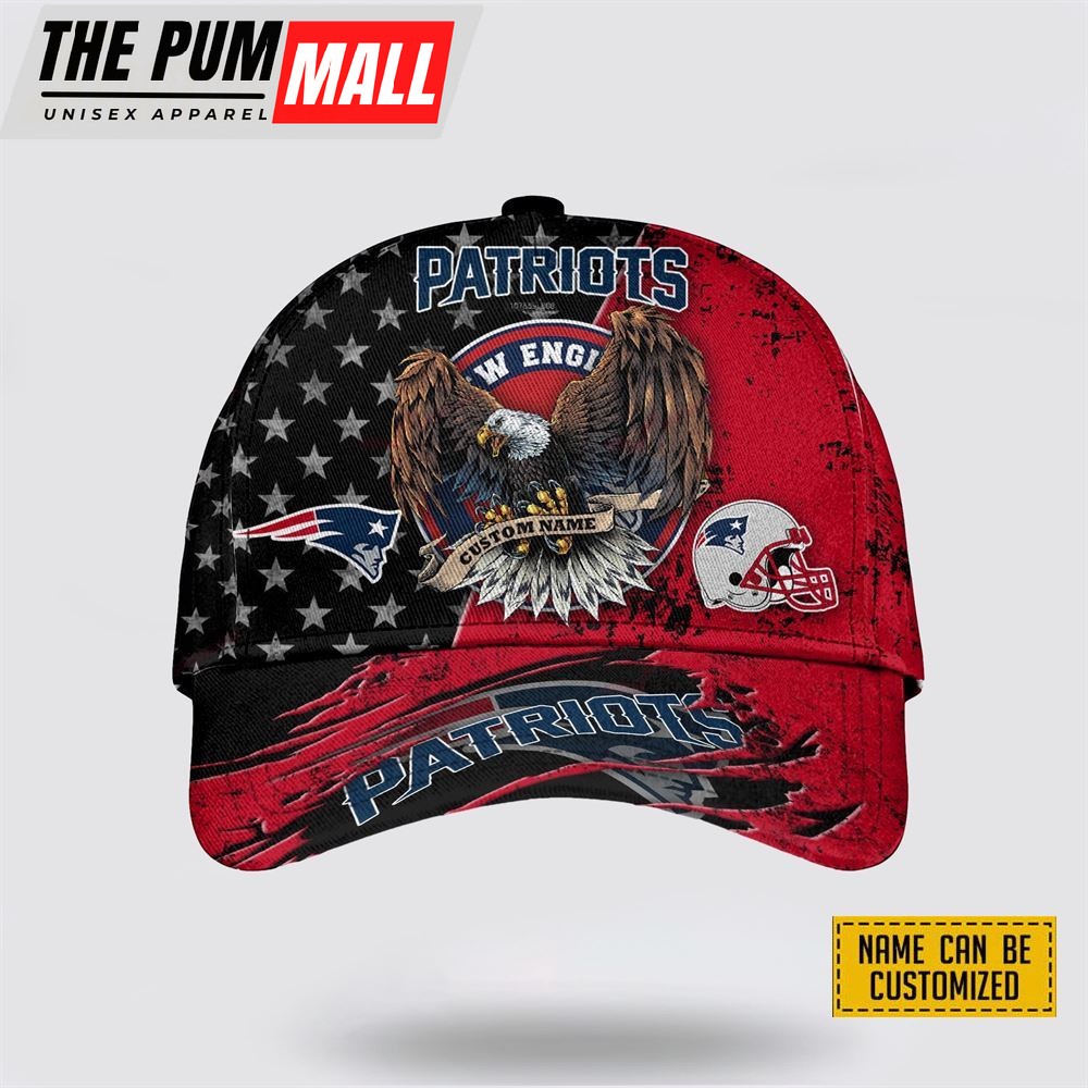 NFL New England Patriots Cap 3D Personalized Classic Eagles Hats Show Your Team Spirit In Style