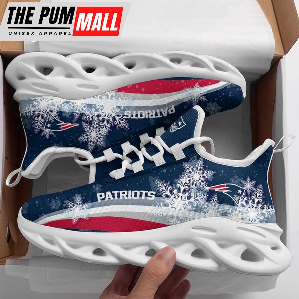 NFL New England Patriots Christmas Snow Max Soul Shoes For Men Women