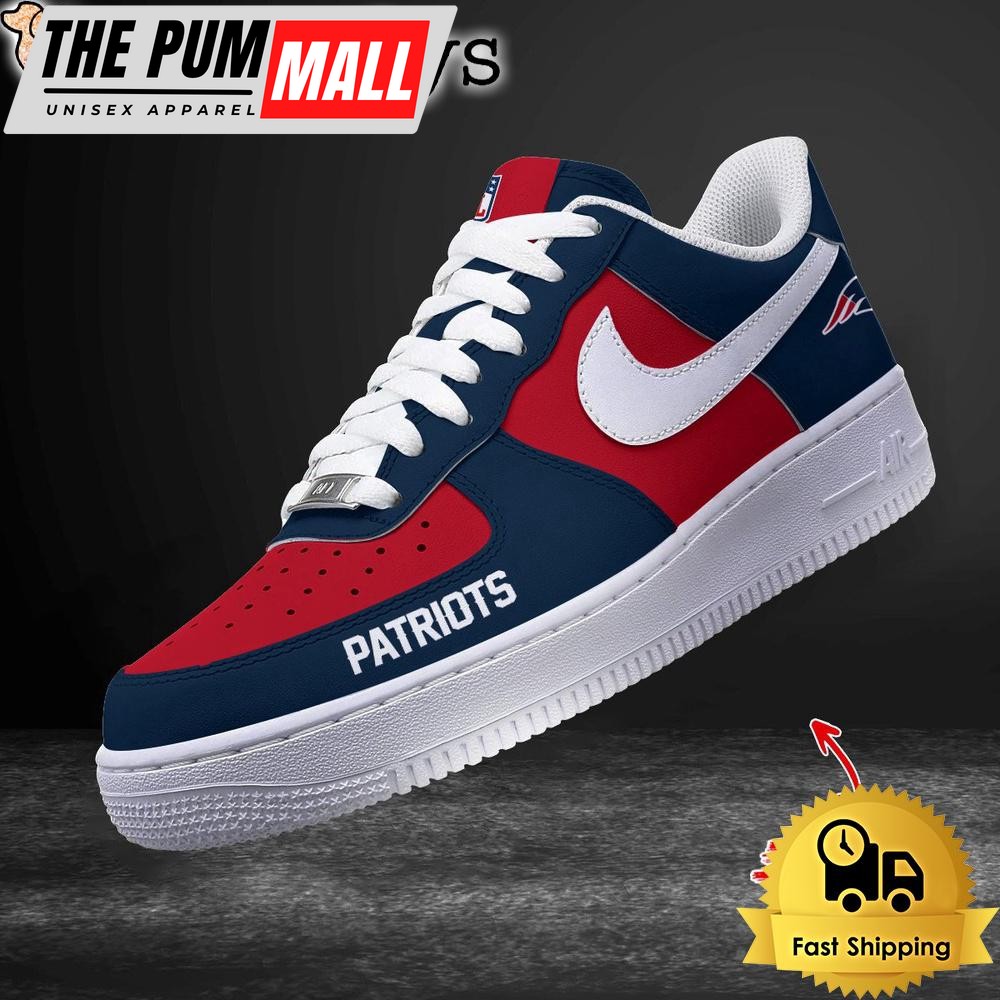 NFL New England Patriots Every Step Carries Belief Custom Air Force 1 Shoes