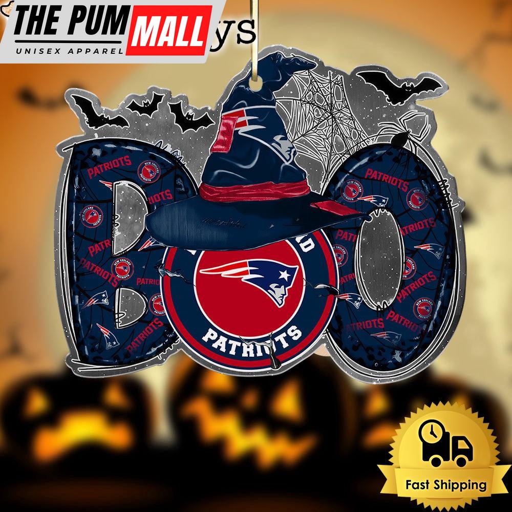 NFL New England Patriots Halloween Boo Ornament Limited Edition