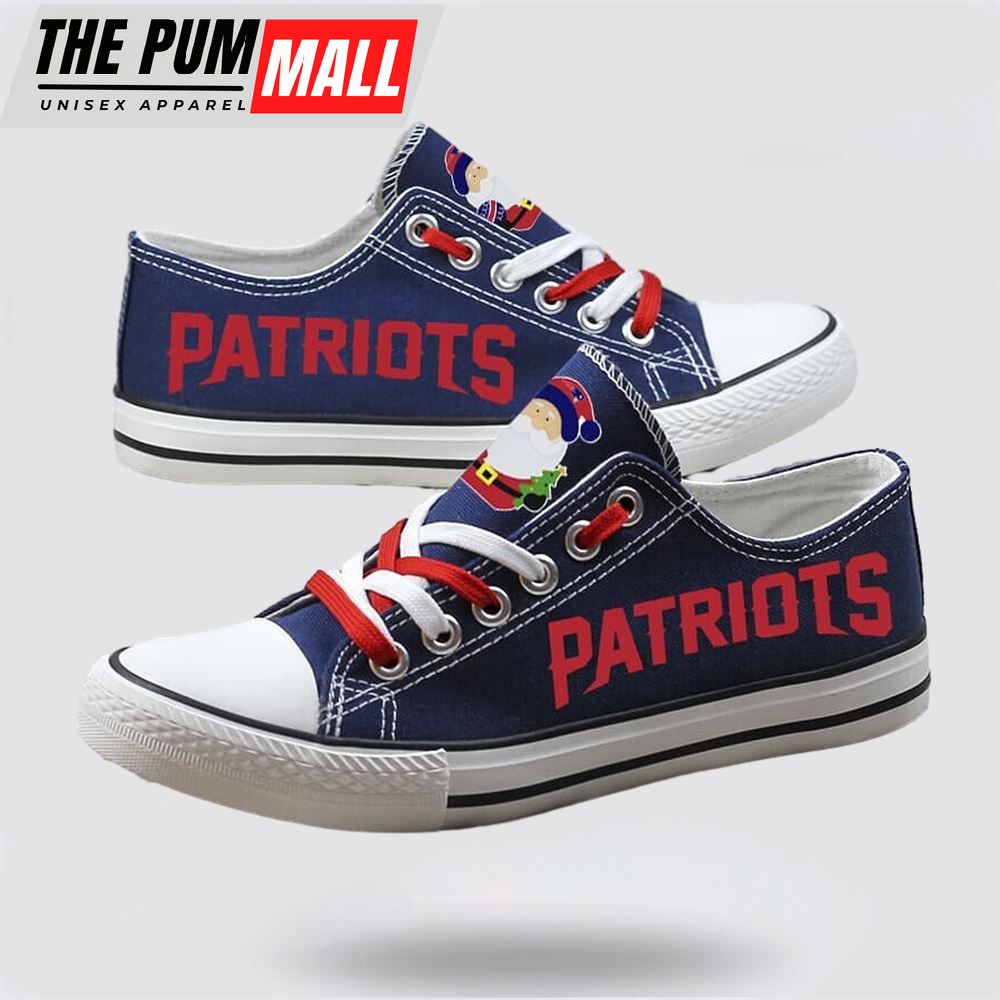 nfl-new-england-patriots-low-top-canvas-print-chrismas-design-shoes-sport-sneake-566r6lr0 NFL New England Patriots Low Top Canvas Print Chrismas Design Shoes Sport Sneakers
