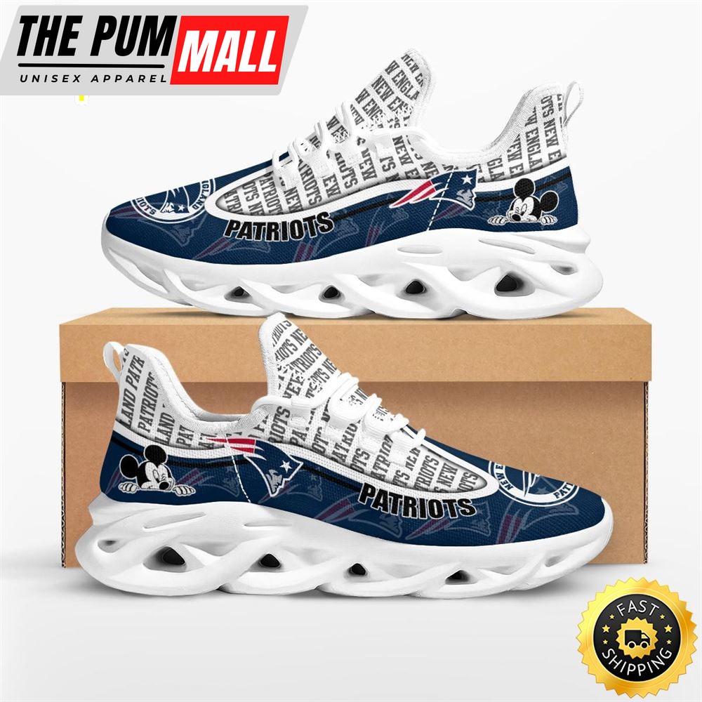NFL New England Patriots Mickey Mouse Max Soul Shoes
