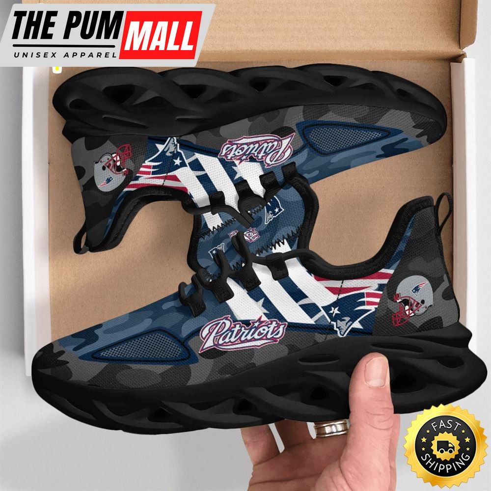 NFL New England Patriots Military Camouflage M Soul Shoes