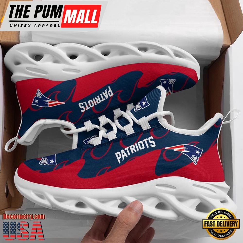 NFL New England Patriots Sport Max Soul Shoes , Running Sneakers Shoes