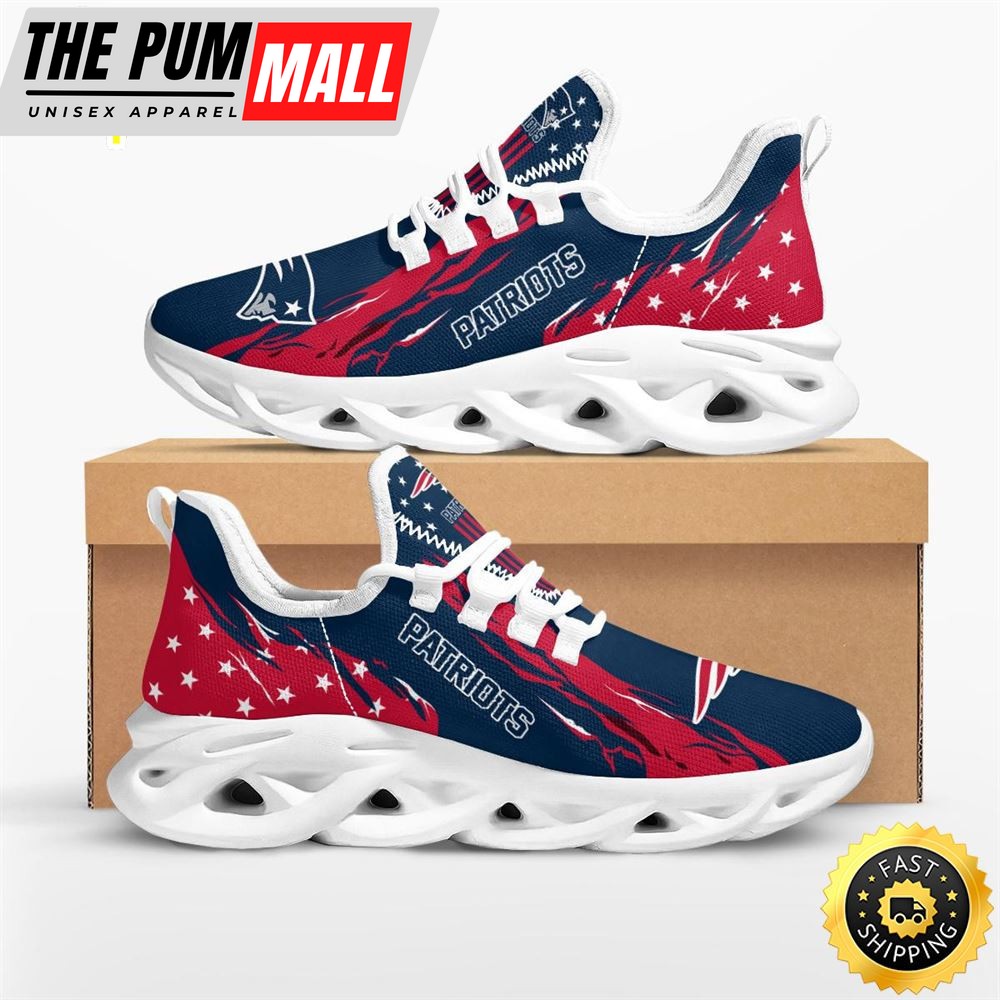 NFL New England Patriots Stars and Stripes M Soul Shoes