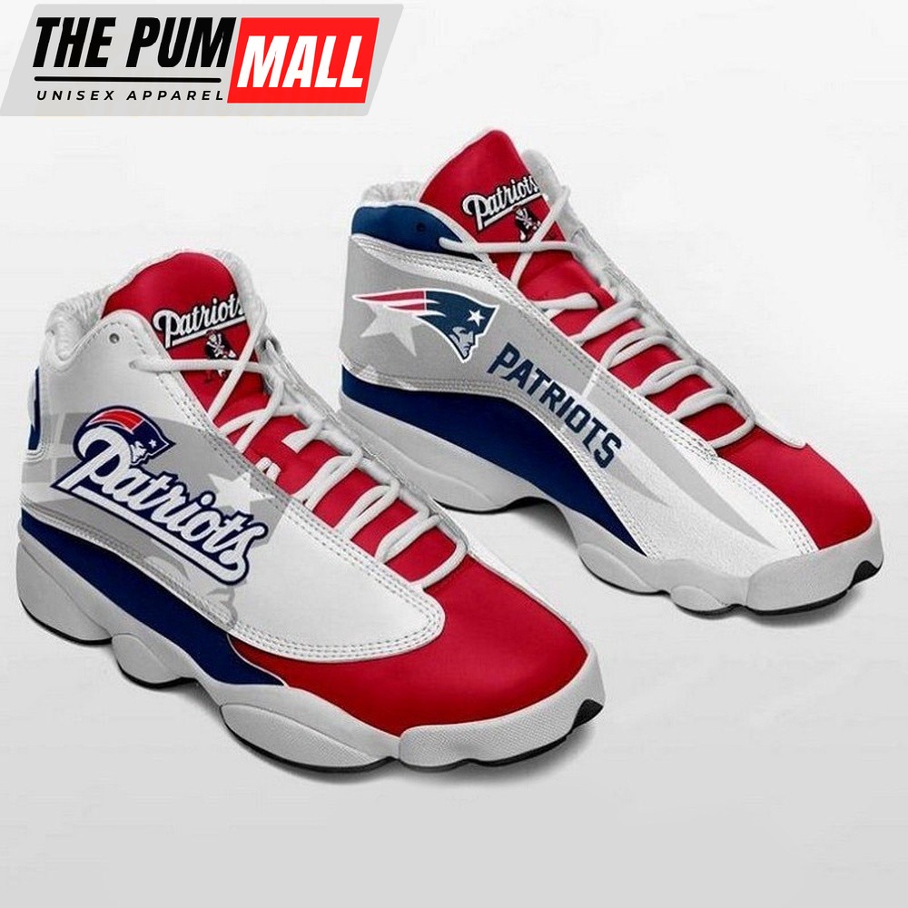 NFL New England Patriots Team Logo Air Jd 13 Shoes