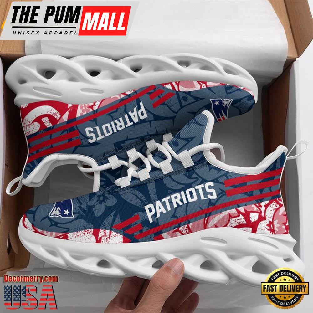 NFL New England Patriots Tropical Max Soul Shoes , Running Sneakers Shoes