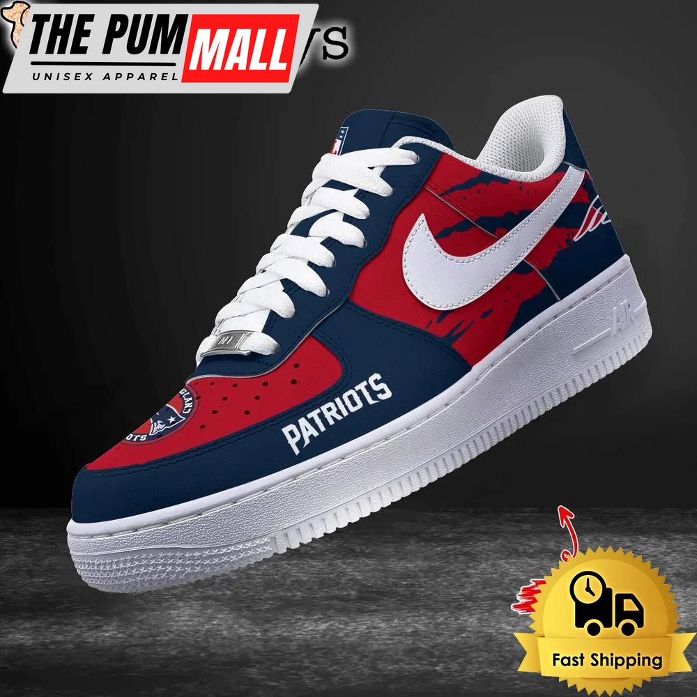 NFL New England Patriots Walk With Team Pride In Every Step Custom Air Force 1 Shoes