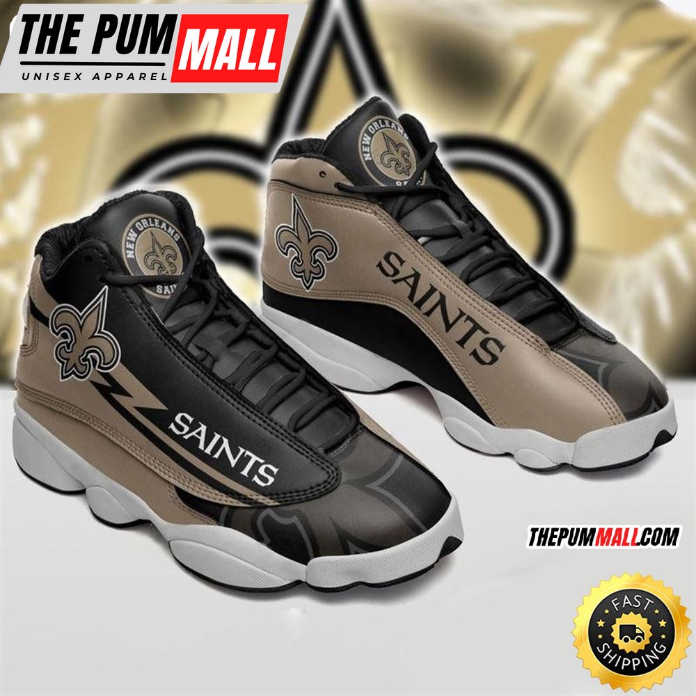 NFL New Orleans Saints Air Jd 13 Shoes V2