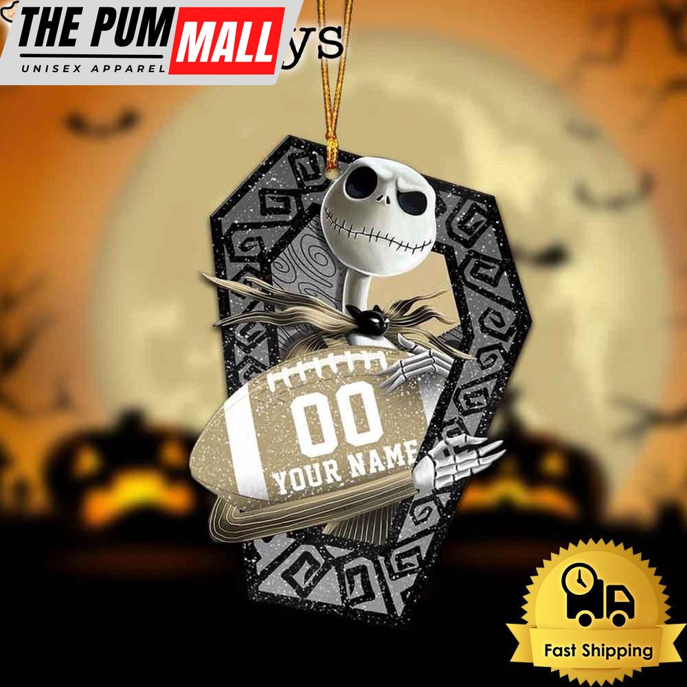 NFL New Orleans Saints Gentleman Jack Custom Christmas Ornament Limited Edition