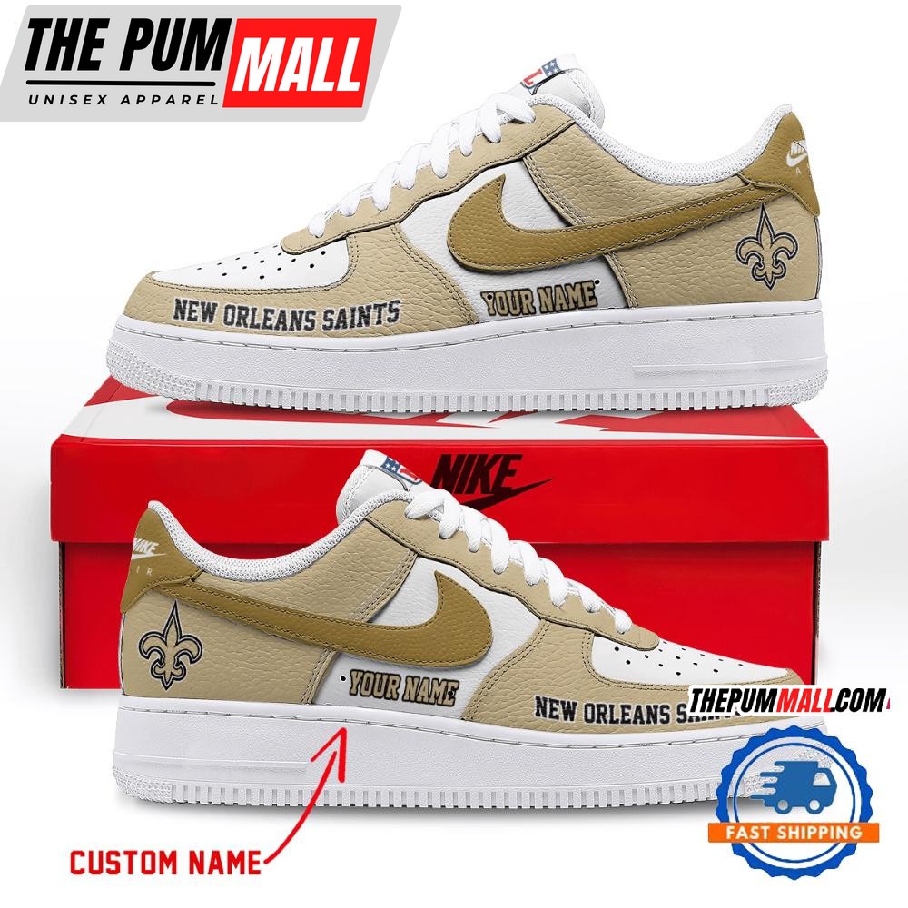 NFL New Orleans Saints Limited Edition Personalized Air Force 1 Shoes Sneaker
