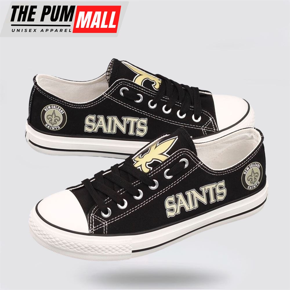 nfl-new-orleans-saints-low-top-canvas-shoes-sport-sneakers-fuel-your-passion-for-rff1e2kc NFL New Orleans Saints Low Top Canvas Shoes Sport Sneakers Fuel Your Passion For The Game With Every Stride