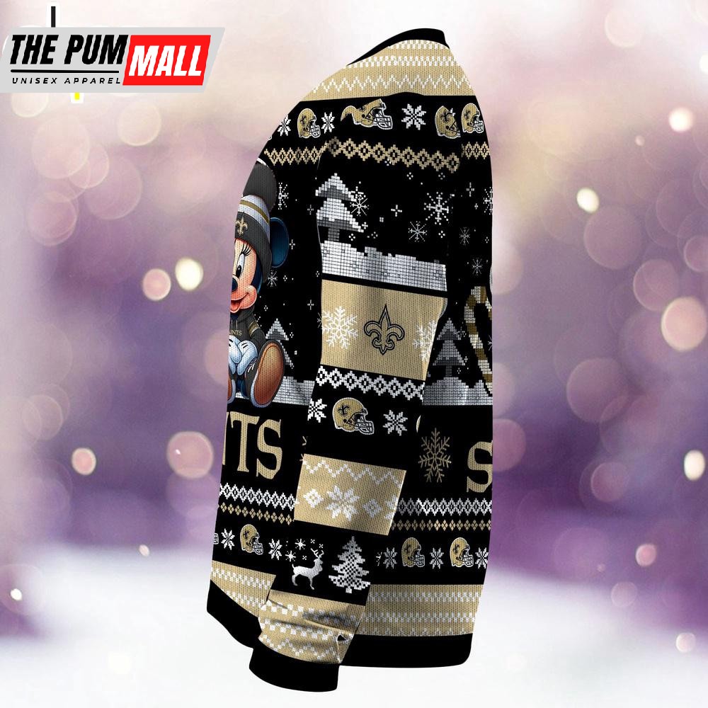 nfl-new-orleans-saints-mickey-and-minnie-cute-christmas-ugly-sweater-wxgb18vb NFL New Orleans Saints Mickey And Minnie Cute Christmas Ugly Sweater