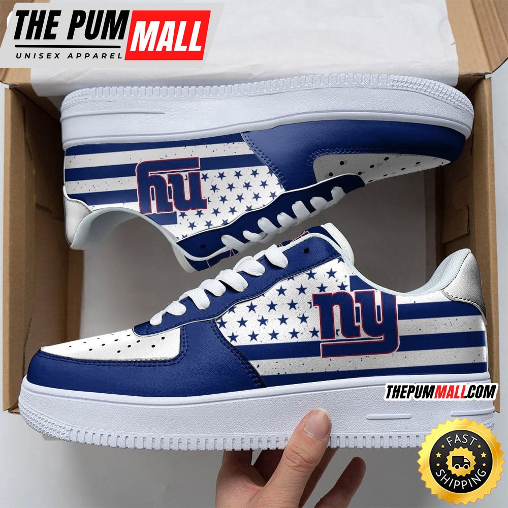 NFL New York Giants Air Force 1 Shoes Urban Streetwear Shoes