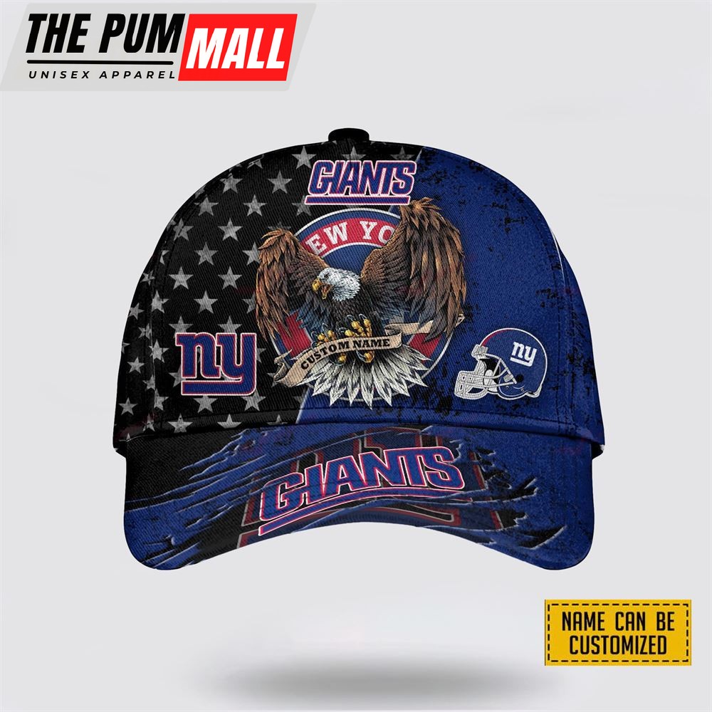 NFL New York Giants Cap 3D Personalized Classic Eagles Hats Show Your Team Spirit In Style