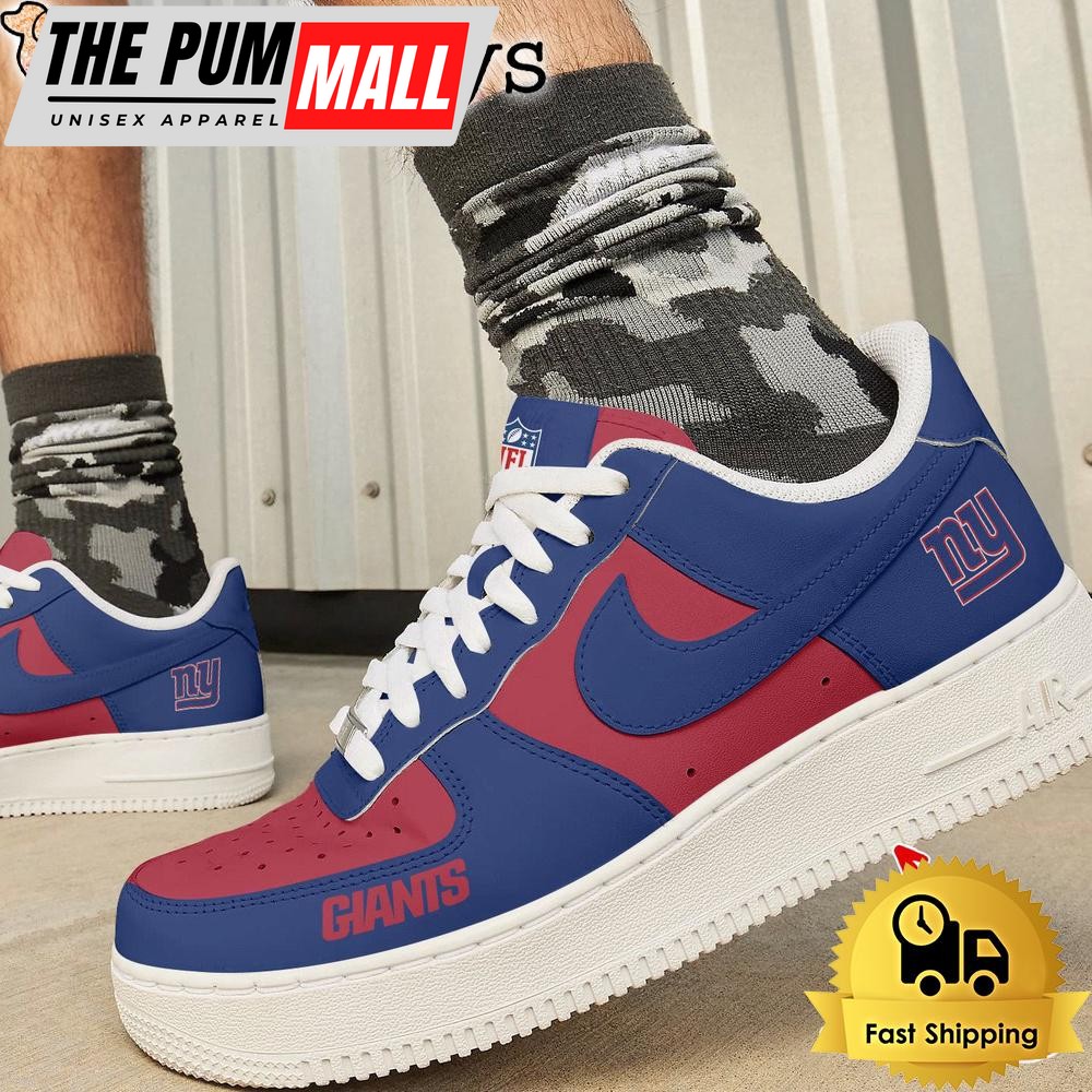 nfl-new-york-giants-every-step-carries-belief-custom-air-force-1-shoes-i9zklz0g NFL New York Giants Every Step Carries Belief Custom Air Force 1 Shoes
