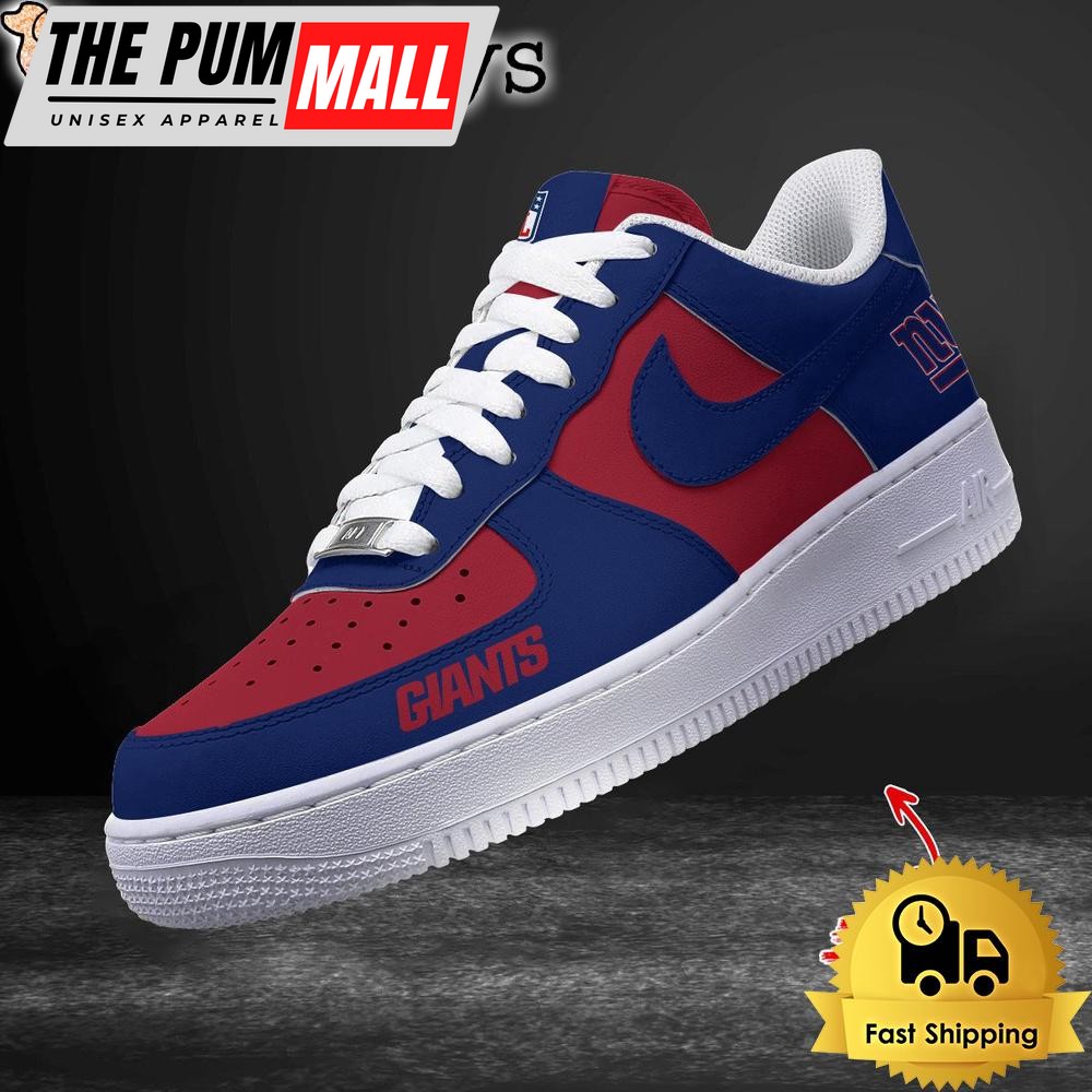 NFL New York Giants Every Step Carries Belief Custom Air Force 1 Shoes