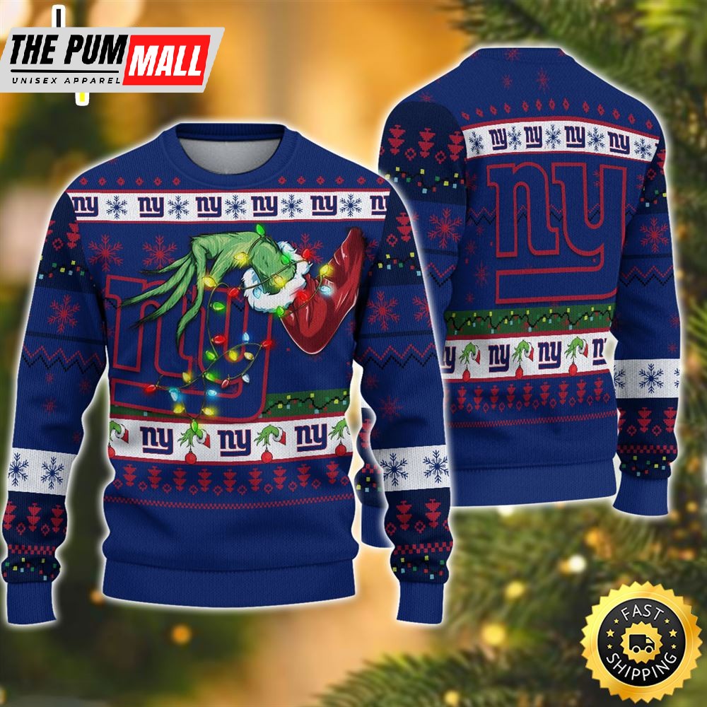 NFL New York Giants Grinch Christmas Ugly Sweater