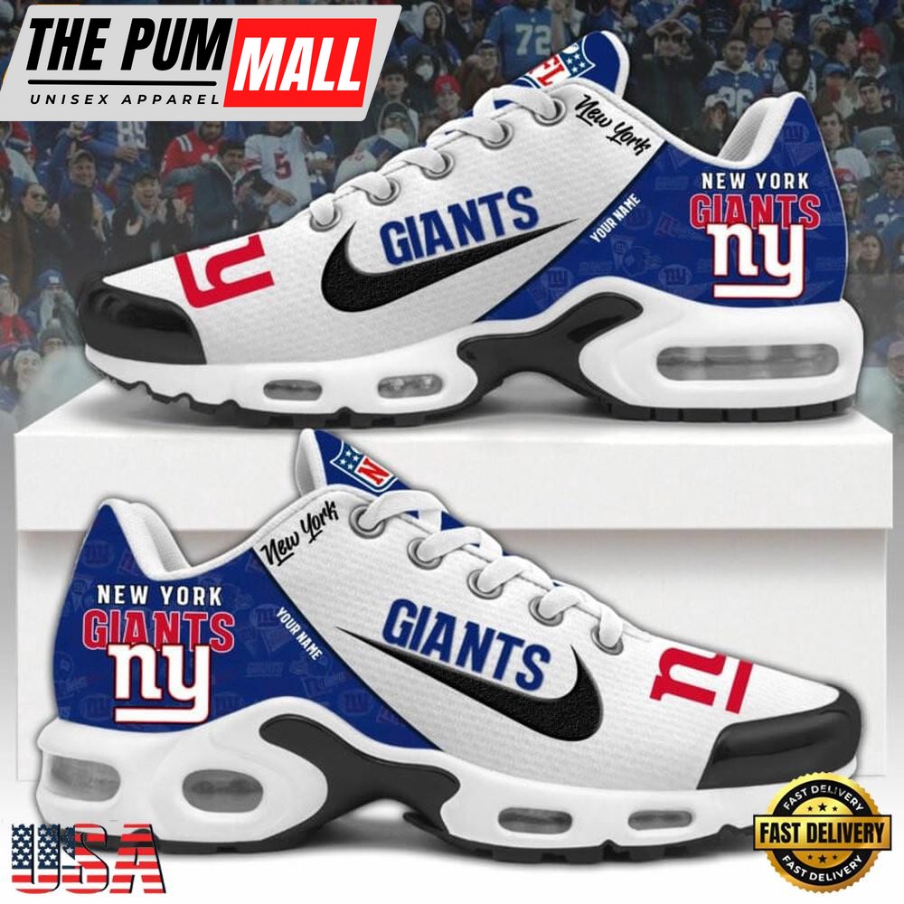 NFL New York Giants Logo 2025 Custom Air Max Plus Shoes Running Sneakers