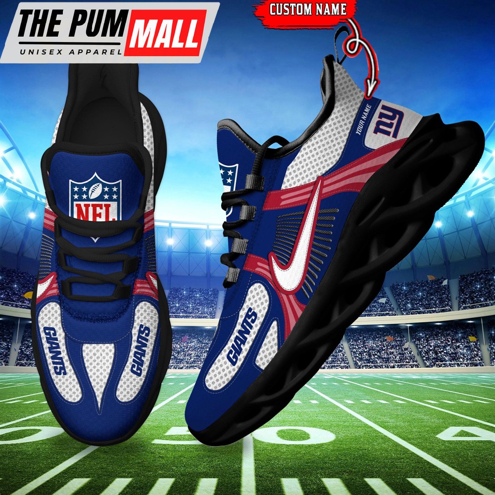 NFL New York Giants Logo Football Team New Season Max Soul Shoes