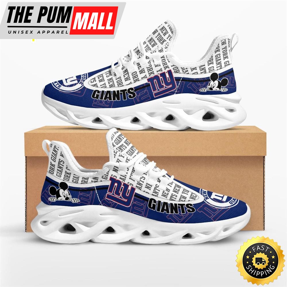 NFL New York Giants Mickey Mouse Max Soul Shoes