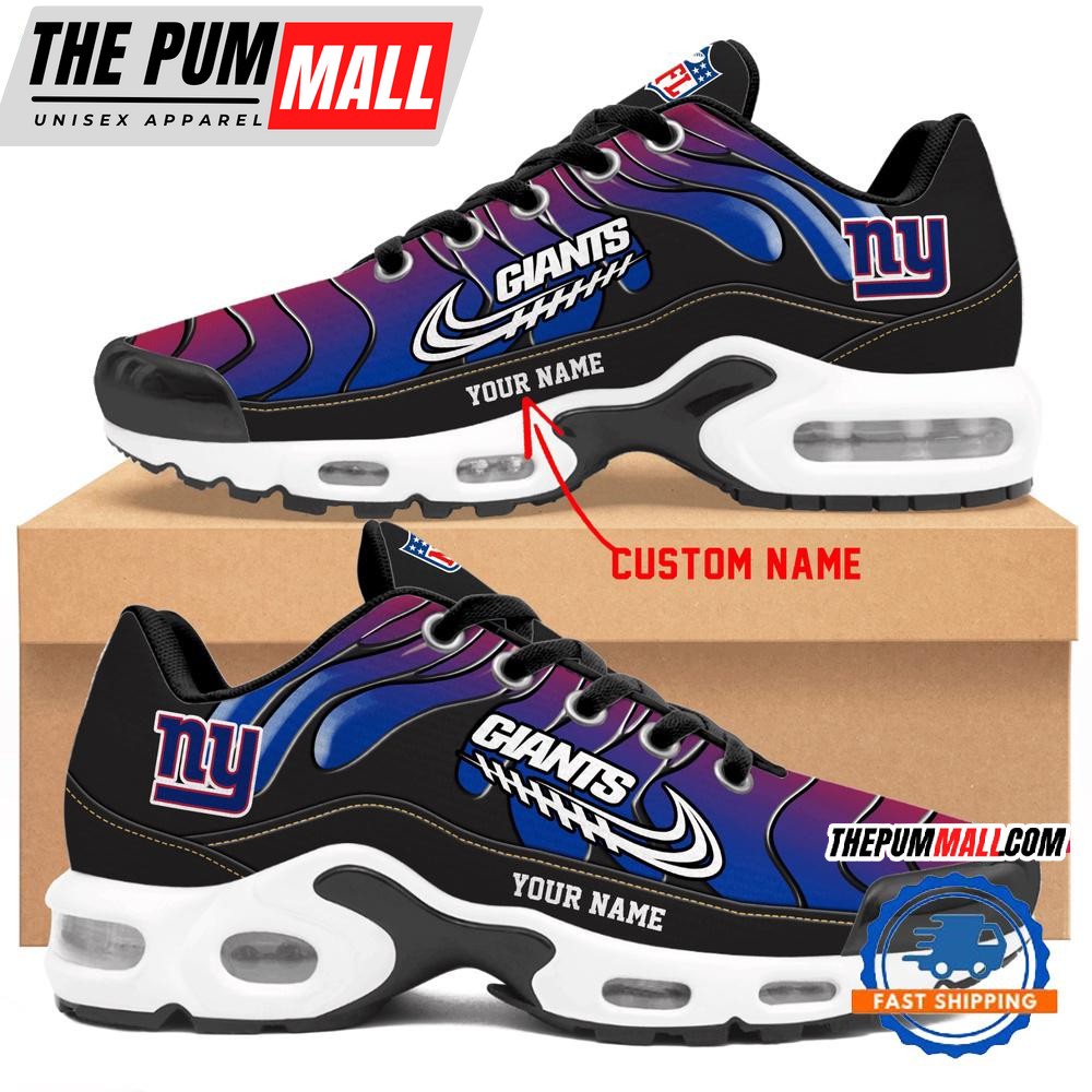 NFL New York Giants Personalized Limited Edition Air Max Plus Shoes Sneaker