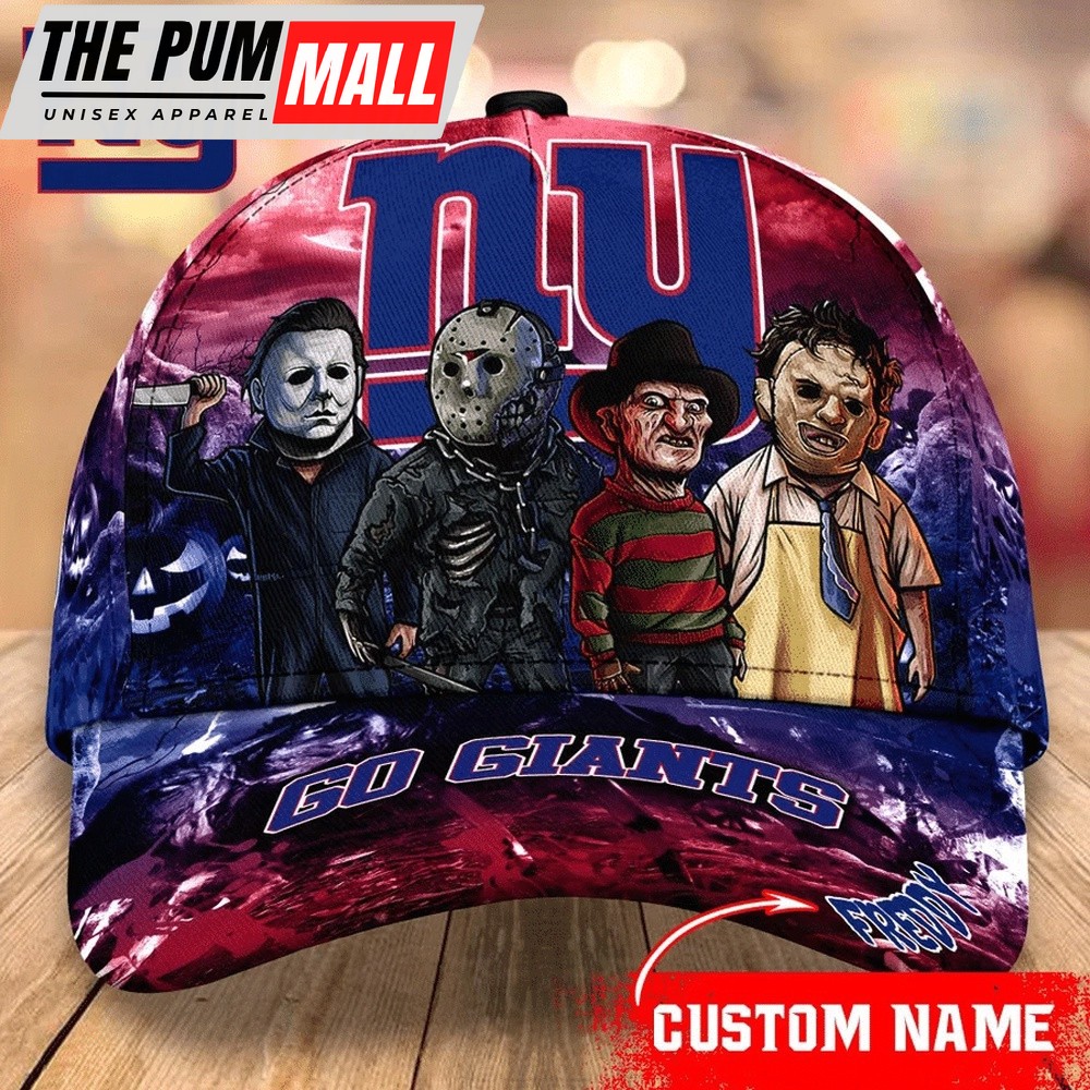 NFL New York Giants Special Horror Movie Characters Halloween Baseball Cap