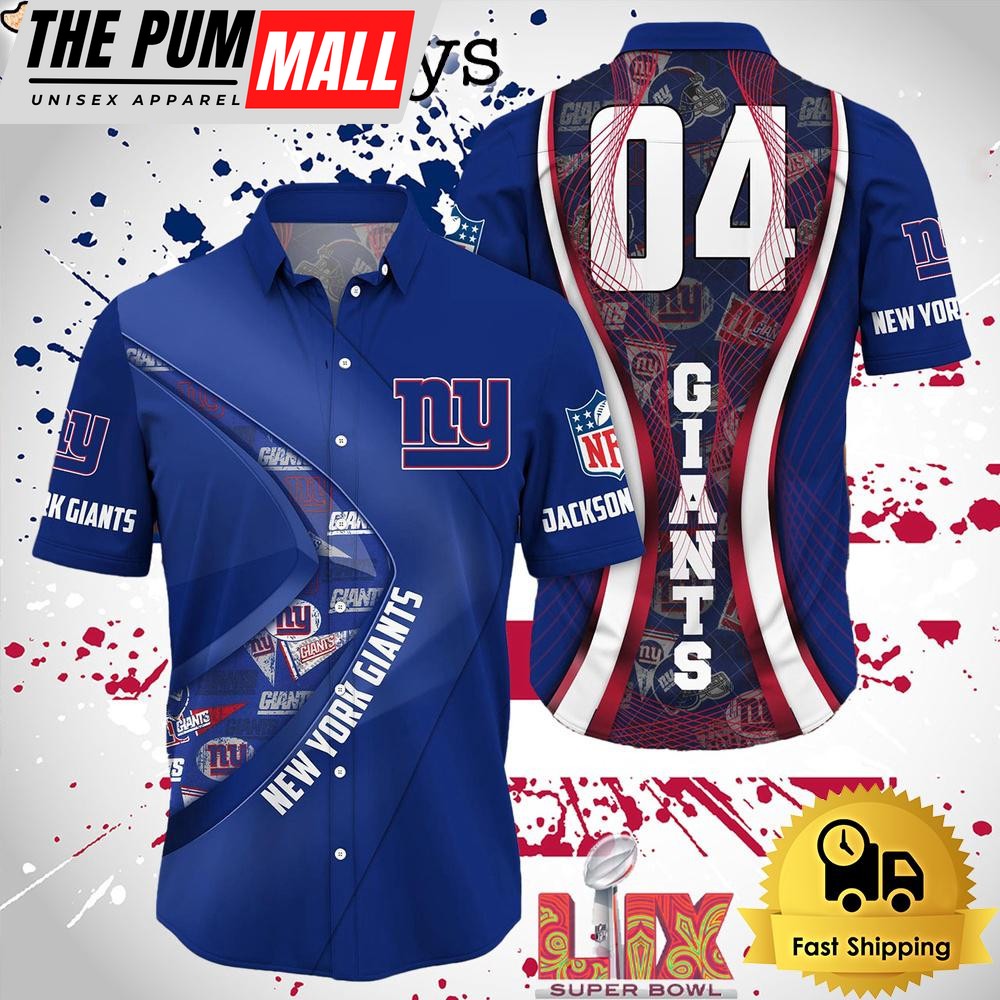 NFL New York Giants Super Bowl LIX Fans Custom Hawaiian Shirt